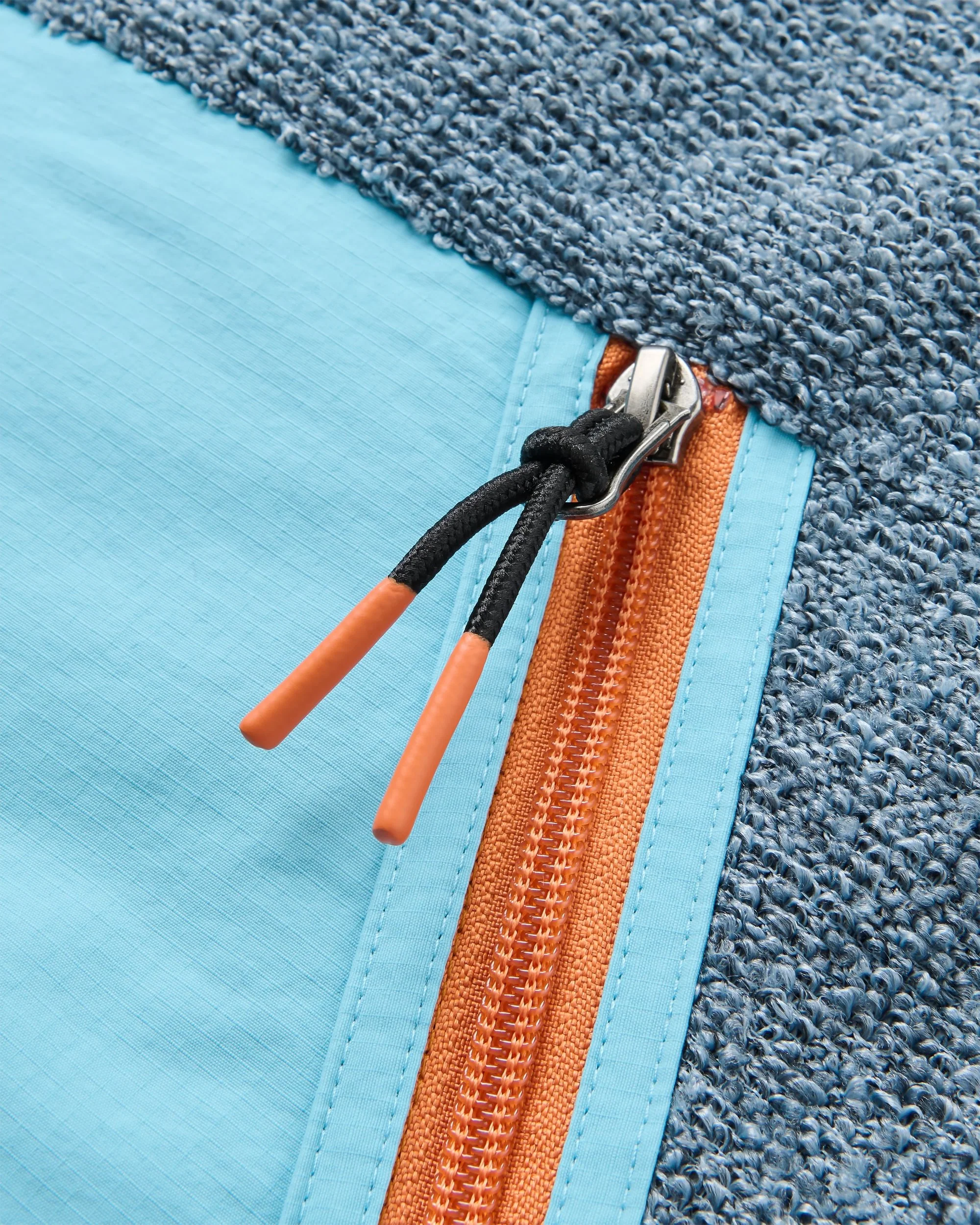 Warming Full Zip Windproof Fleece - Stormy Blue/Retro Blue - Image 2