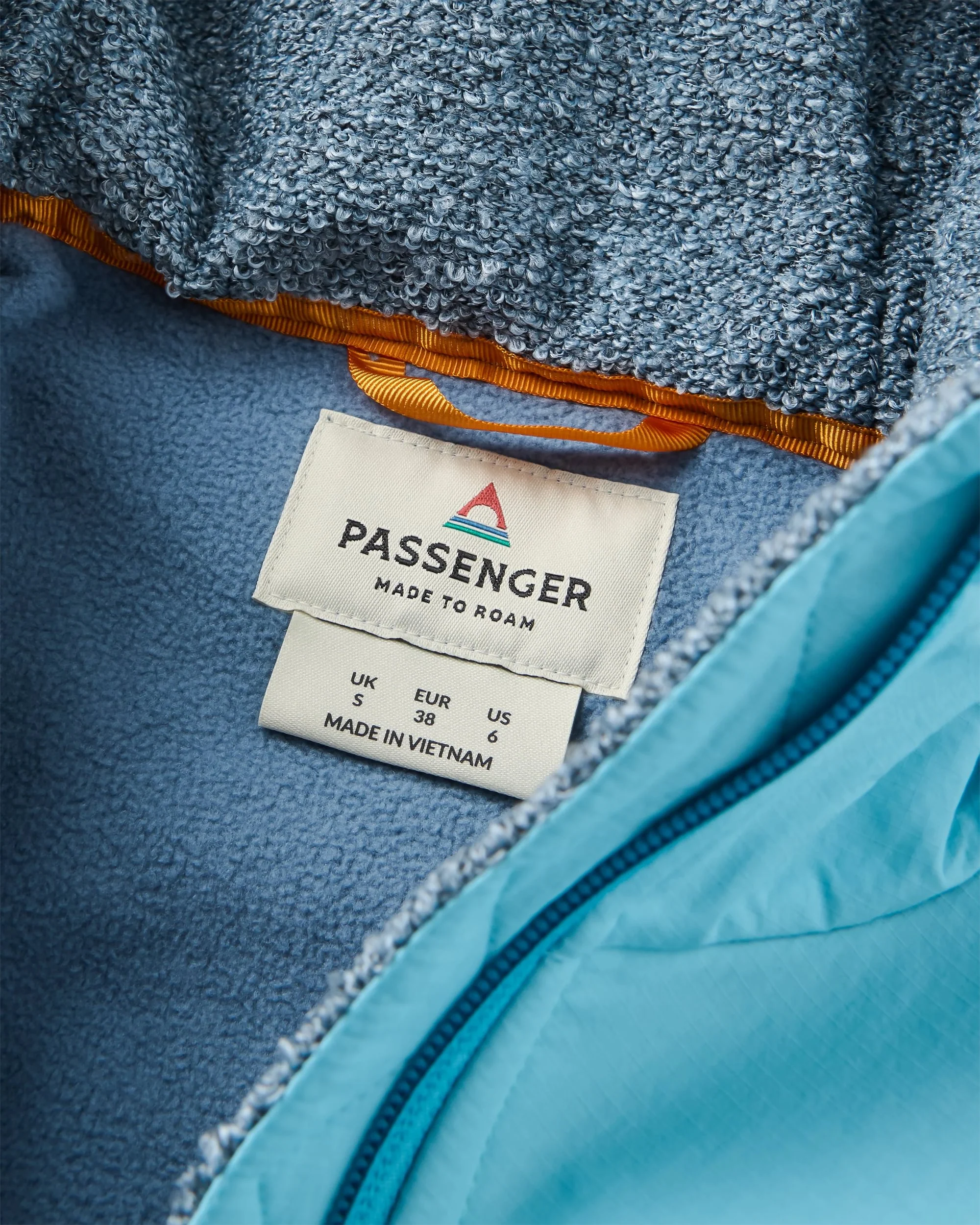 Warming Full Zip Windproof Fleece - Stormy Blue/Retro Blue - Image 4