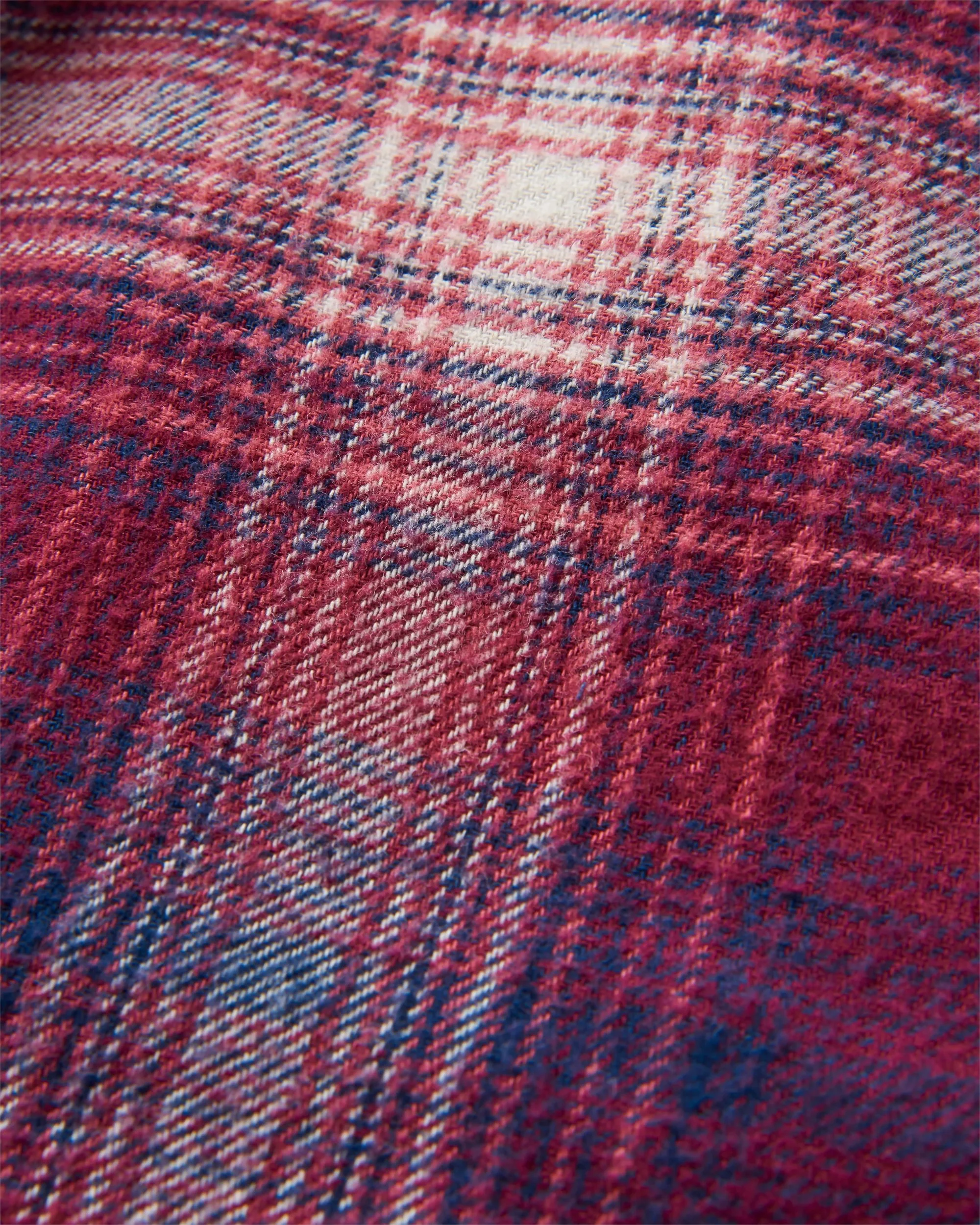Way Flannel Lined Shirt - Rich Navy - Image 8