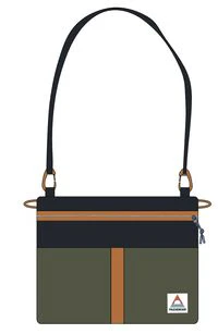 Waypoint Cross Body Bag - True Black/ Khaki - Image 11