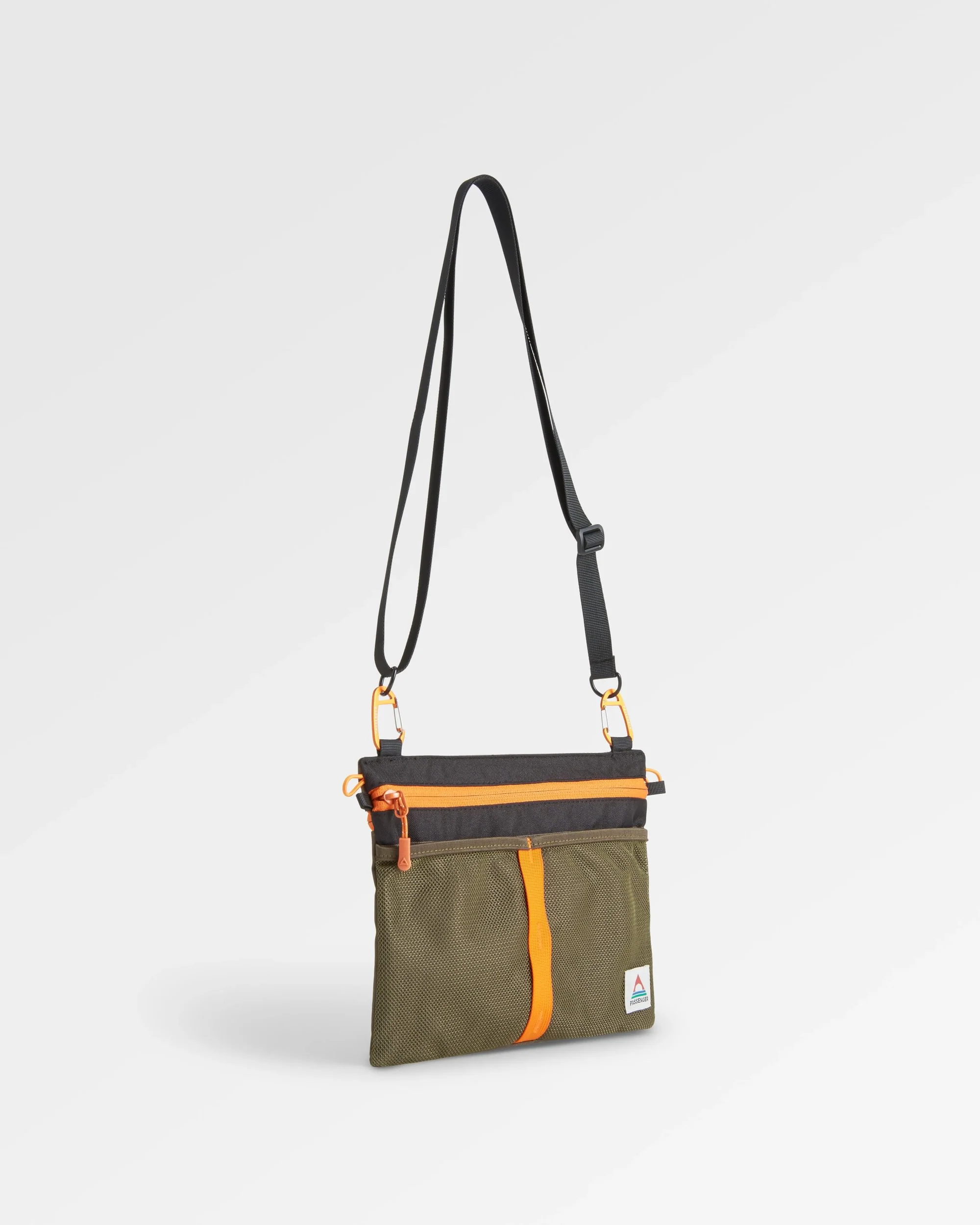 Waypoint Cross Body Bag - True Black/ Khaki - Image 7