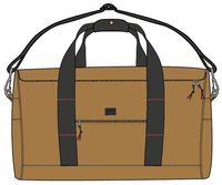 Weekender 58L Polyester Duffle Bag - Golden Brown - Image 9