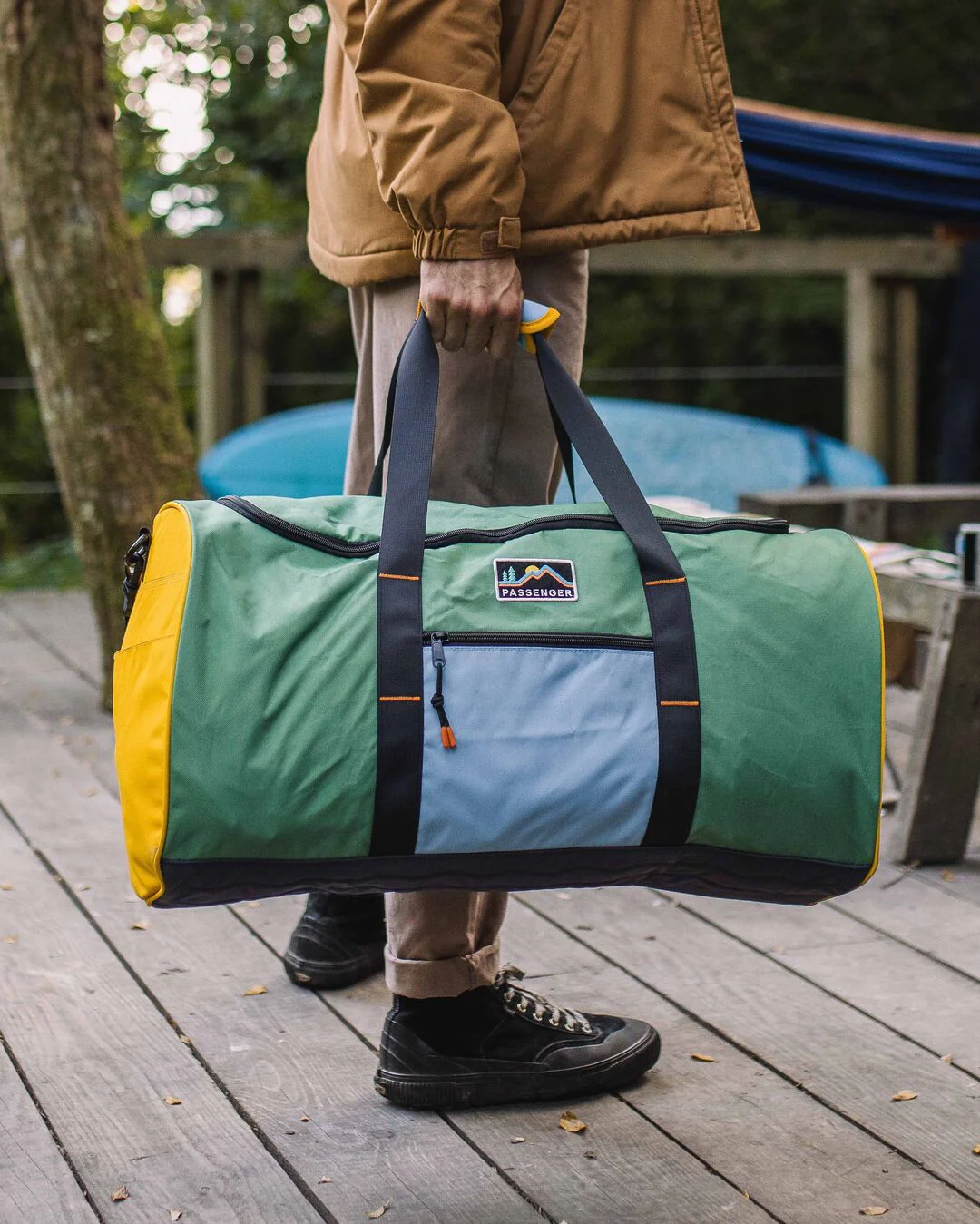 Weekender 58L Polyester Duffle Bag - Laurel Green - Image 2