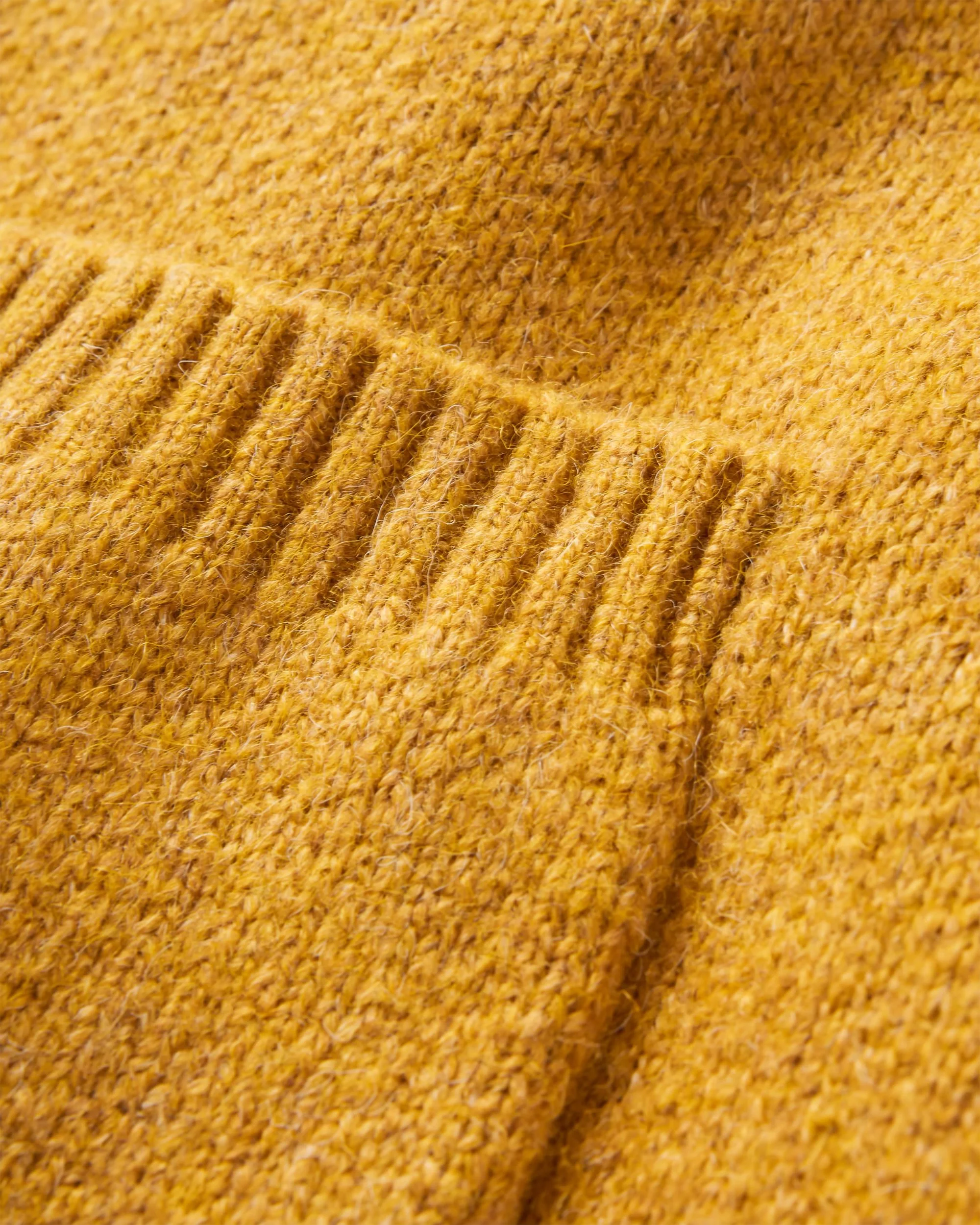 West Coast Knitted Cardigan - Sunset Yellow Marl - Image 7