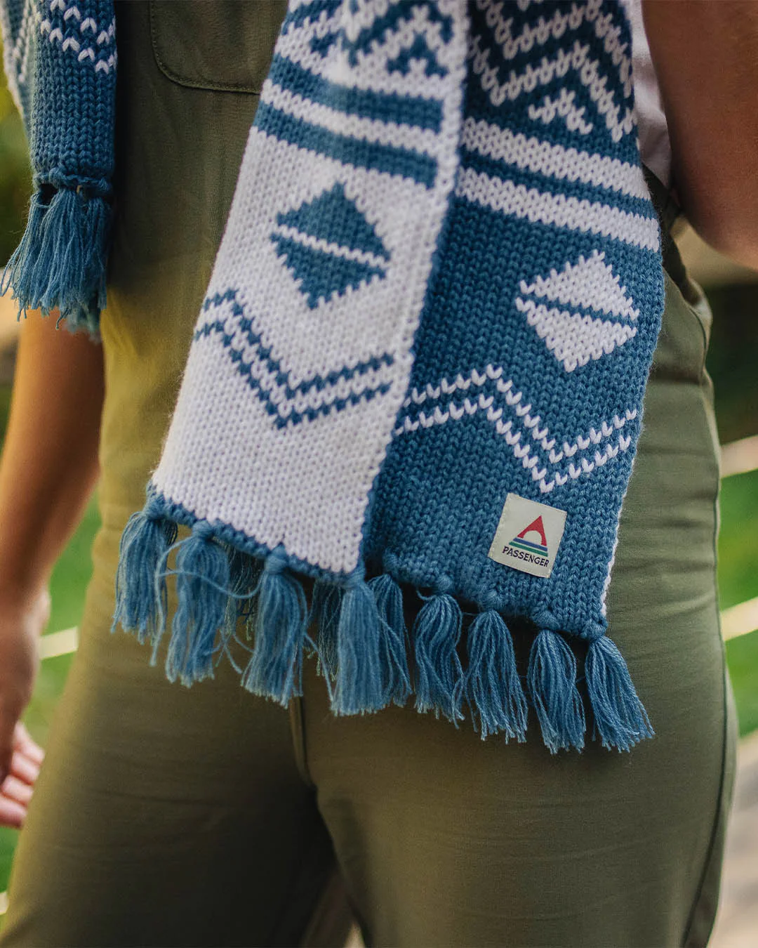 West Coast Acrylic Scarf - Blue Steel - Image 5