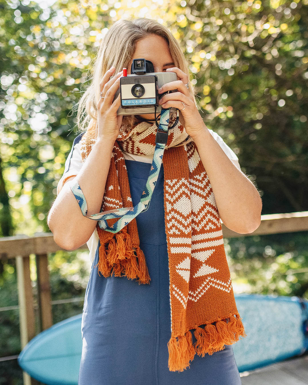 West Coast Acrylic Scarf - Glazed Ginger - Image 6