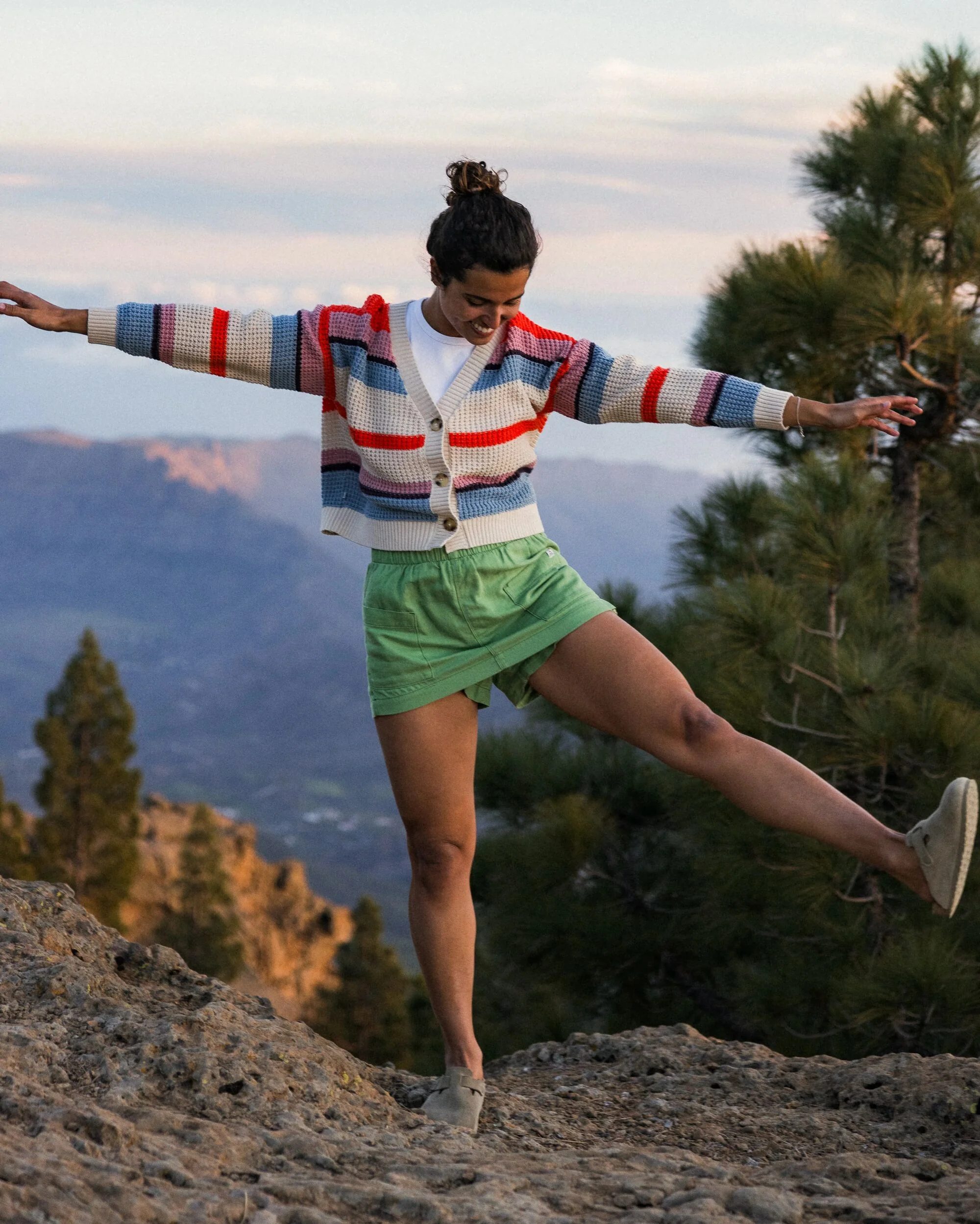 Whirl Lightweight Skort - Stem Green - Image 5