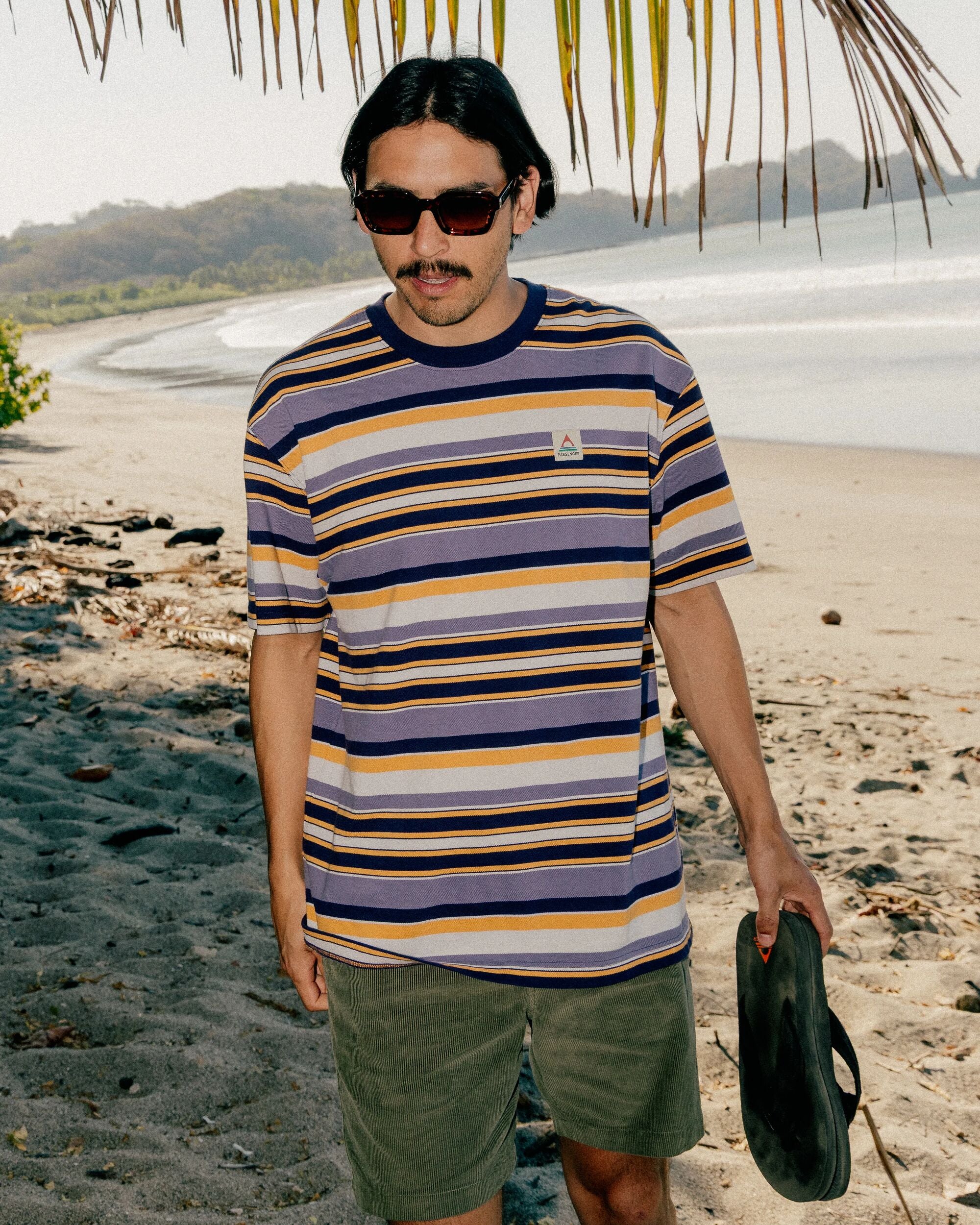 Wild Pine Stripe T-Shirt - Heather Multi Stripe - Image 4