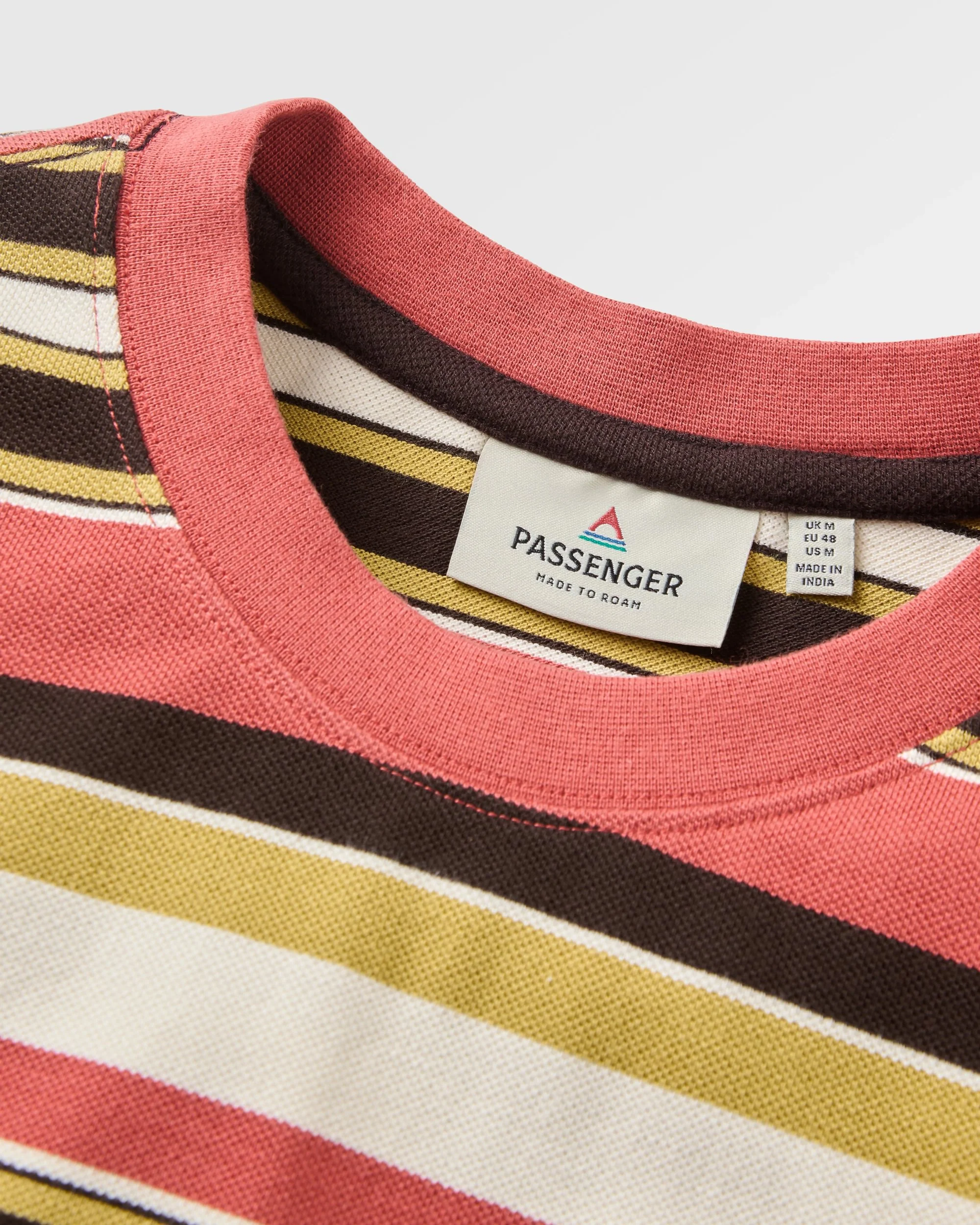Wild Pine Stripe T-Shirt - Redwood Multi Stripe - Image 3