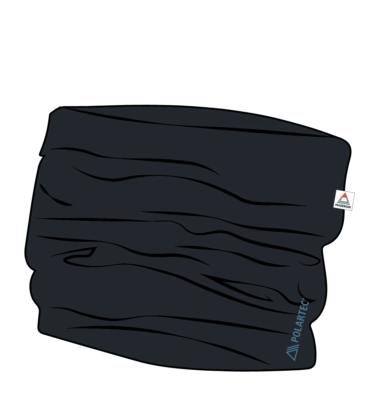 Wintergreen Polartec® Thermal Neck Gaiter - Black - Image 6