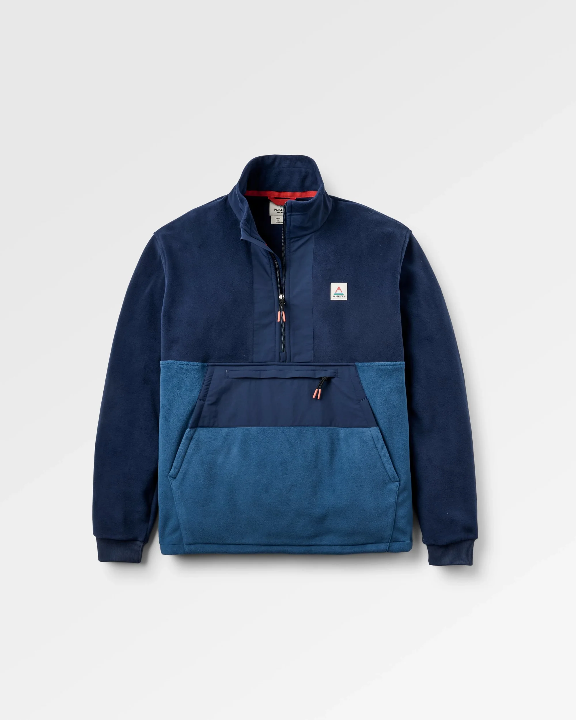 Woodland Hoodless 1/2 Zip Polartec® Fleece - Rich Navy/Dark Denim - Image 2