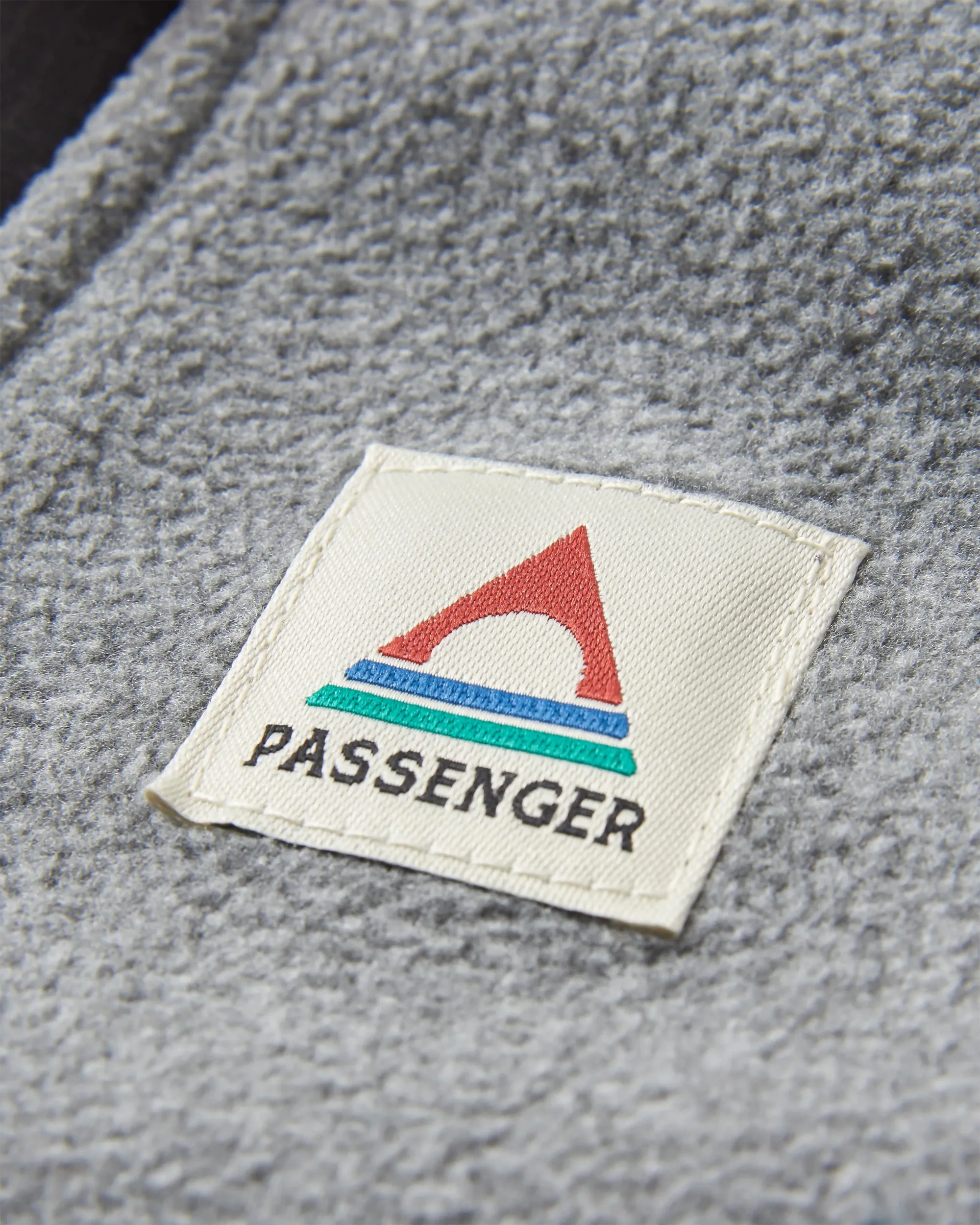 Woodland Hoodless Polar Fleece - Grey Marl/Khaki - Image 4