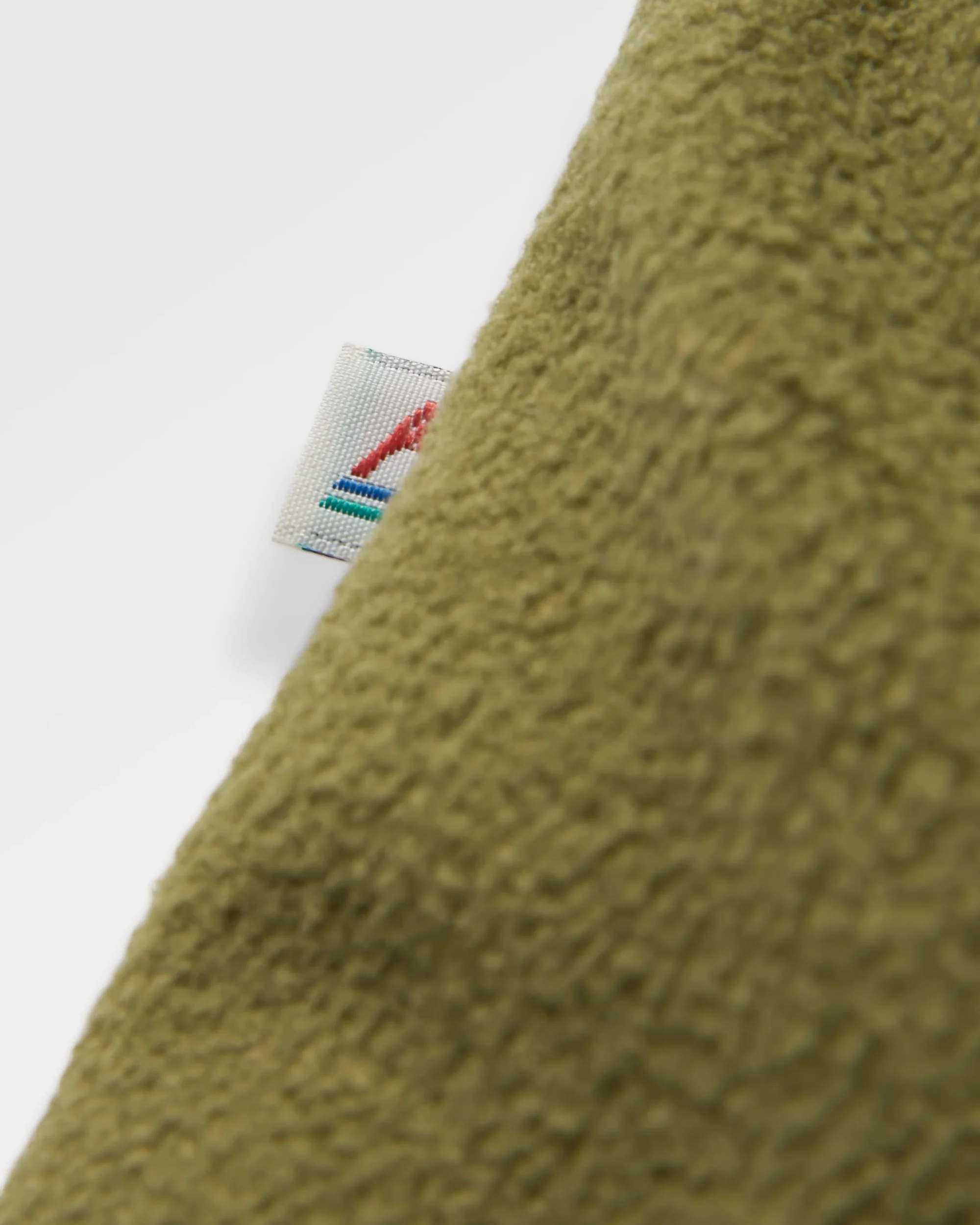 Woodland Hoodless Polar Fleece - Grey Marl/Khaki - Image 6