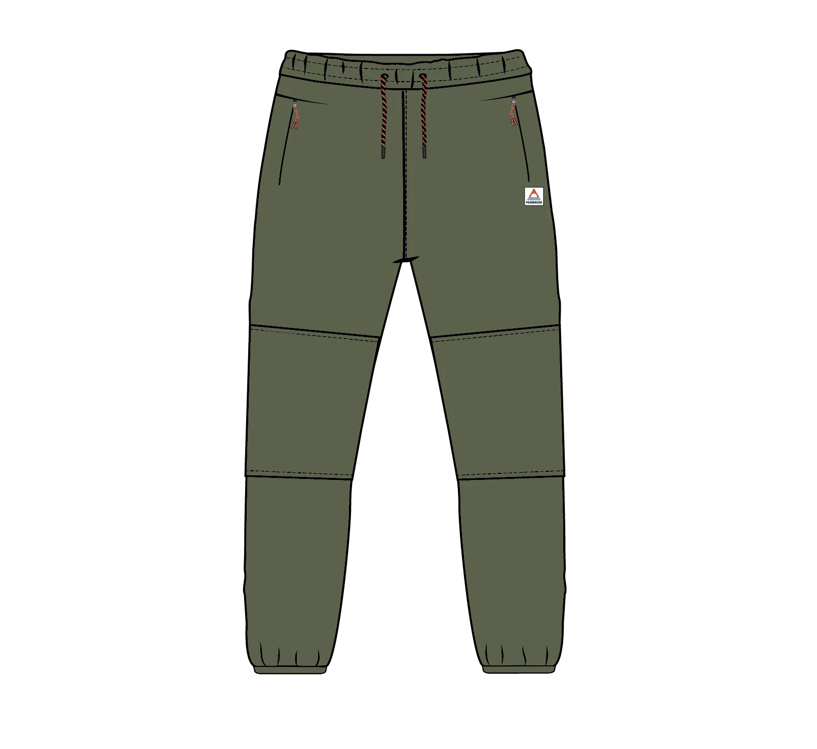 Woodland Polartec® Fleece Jogger - Khaki - Image 11