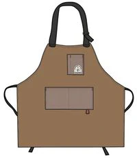 Yard Organic Cotton Denim Apron - Coconut - Image 6