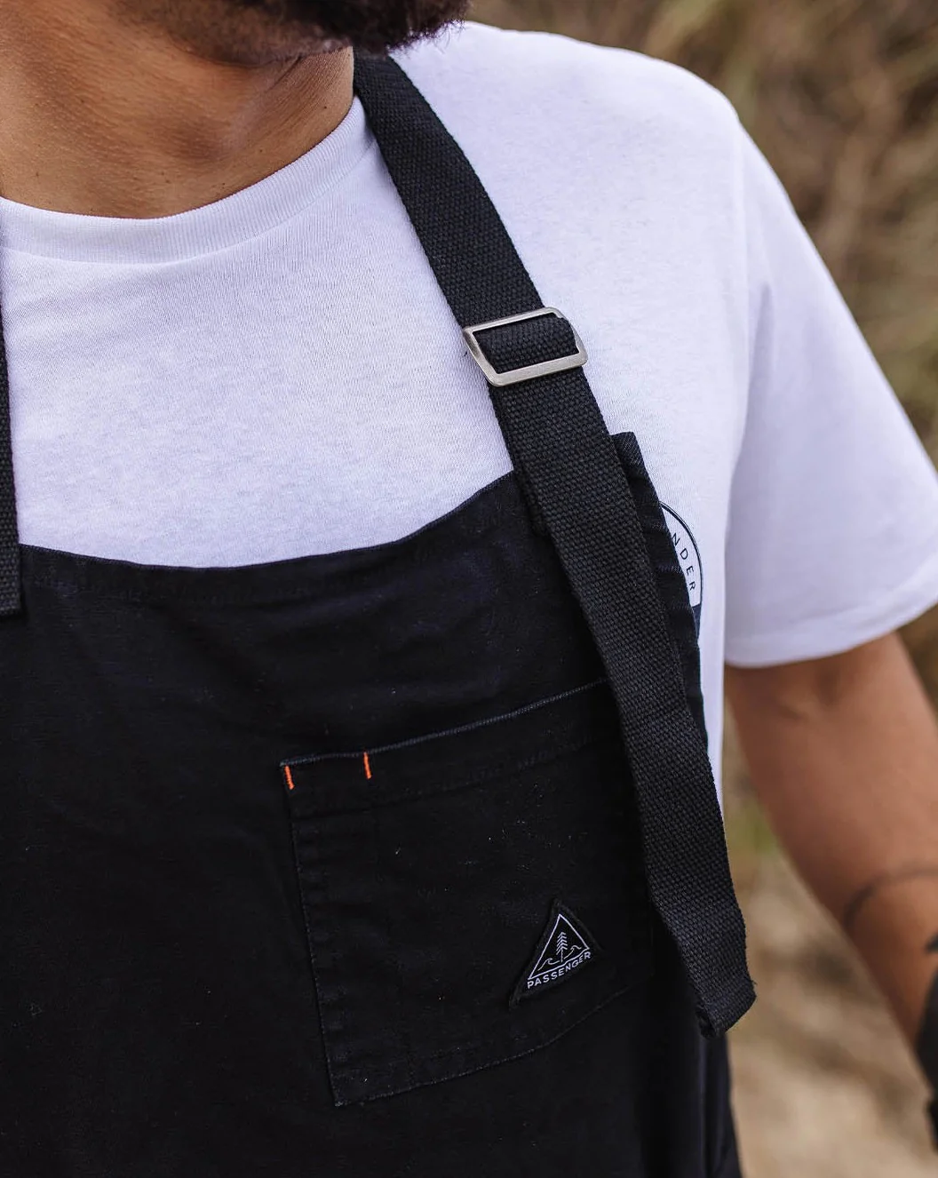 Yard Organic Cotton Denim Apron - Black - Image 2