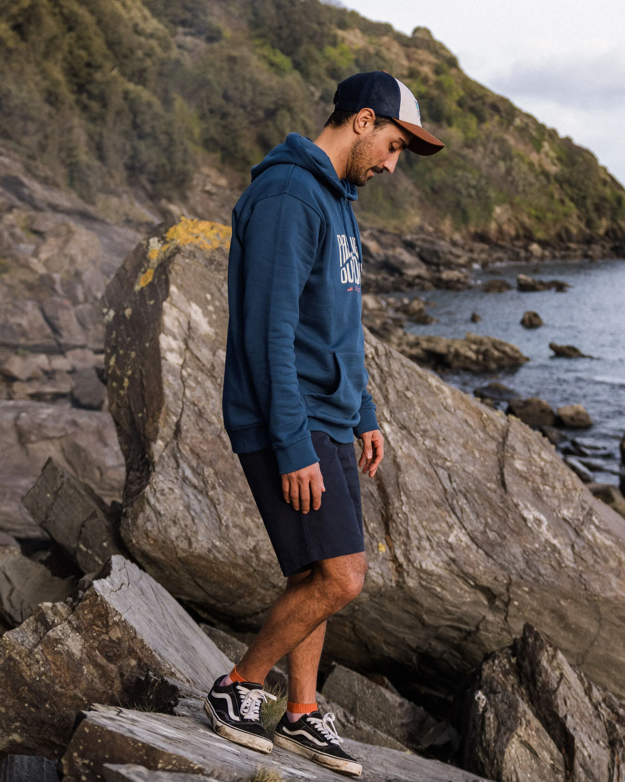 Yuca Organic Cotton Hoodie - Dark Denim - Image 4