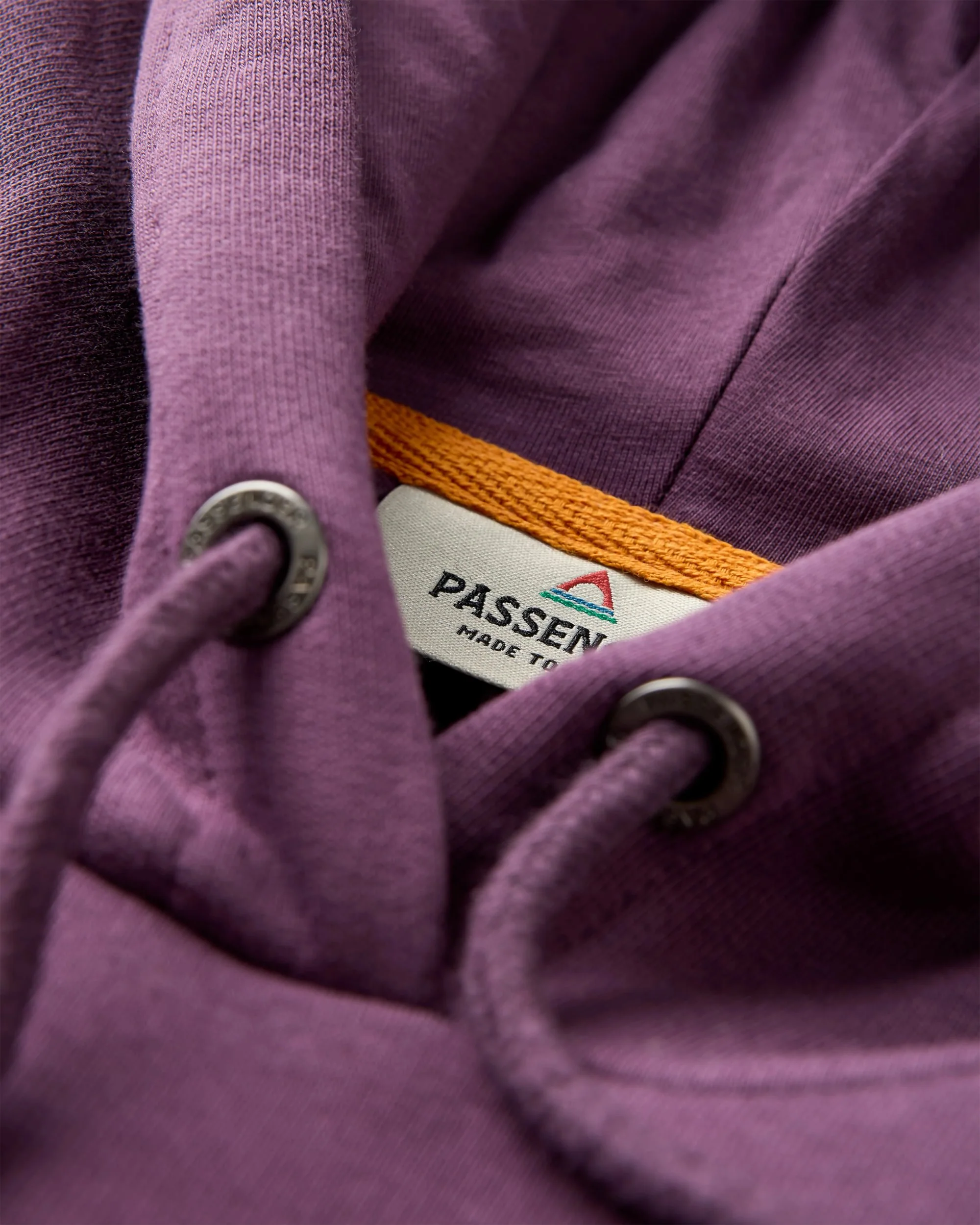 Yuca Organic Cotton Hoodie - Deep Plum - Image 4