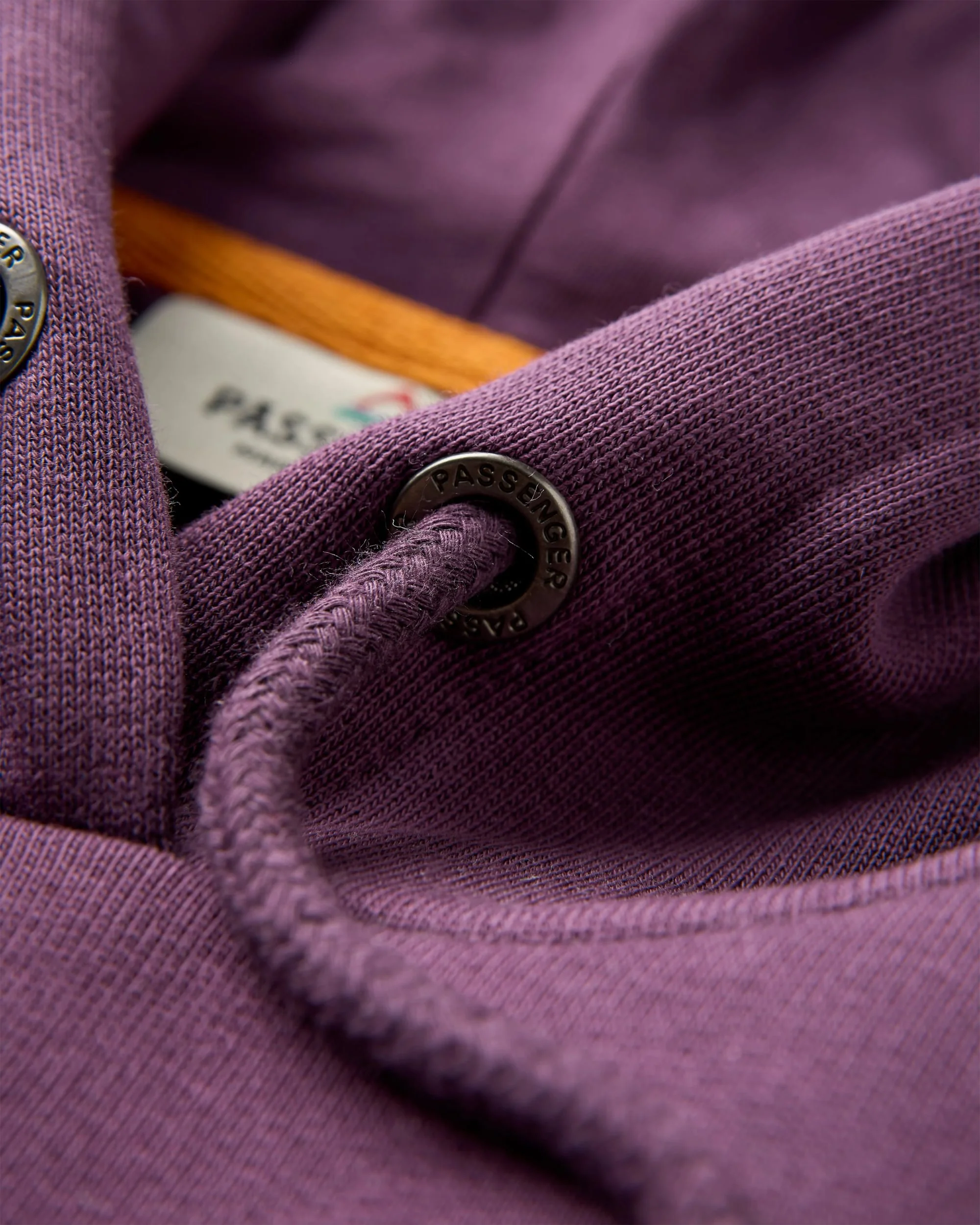 Yuca Organic Cotton Hoodie - Deep Plum - Image 5