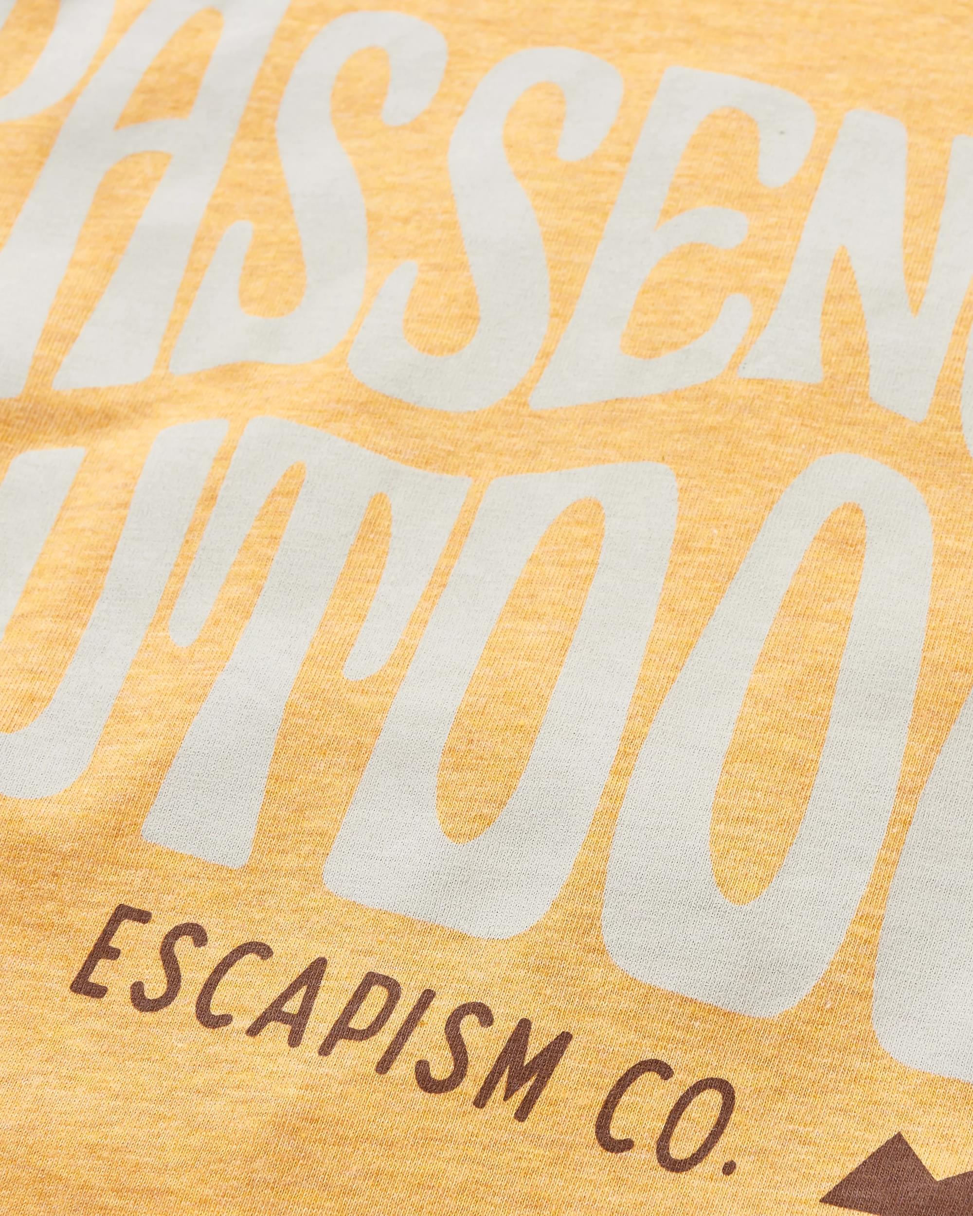 Yuca Organic Cotton T-Shirt - Dusty Ochre Marl - Image 10