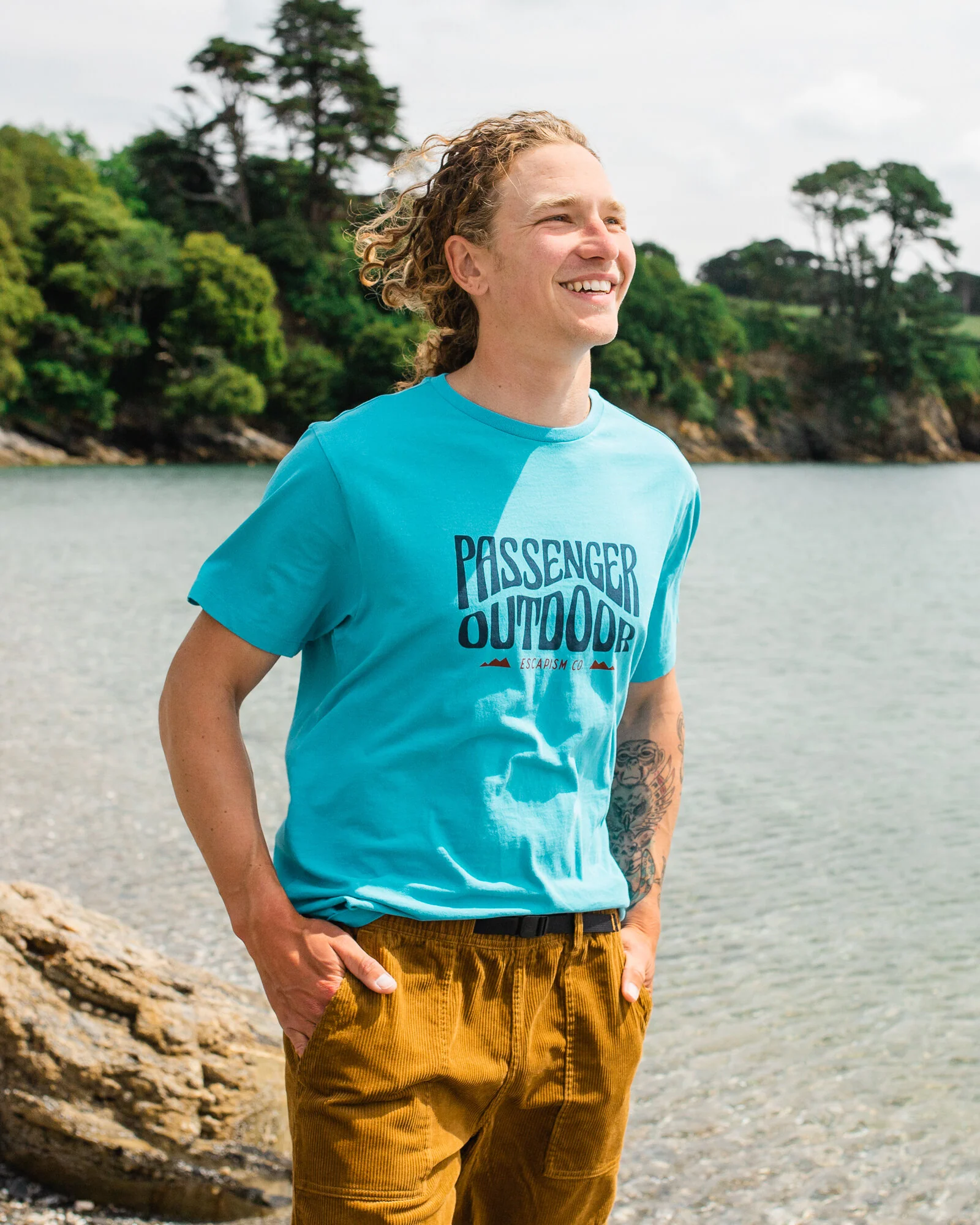 Yuca T-Shirt - Blue Pool - Image 4