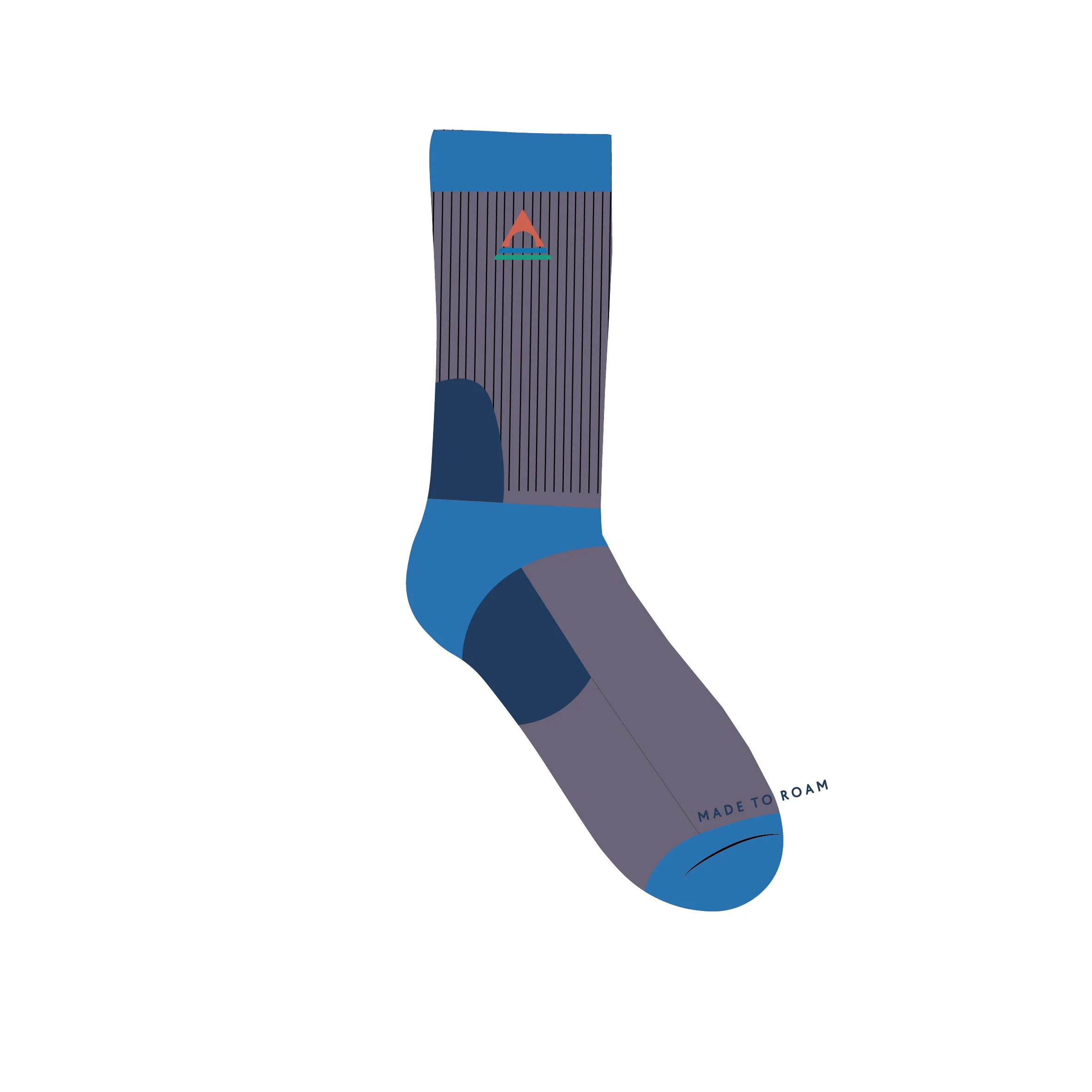 Yukon Merino Active Crew Sock - Heather - Image 5
