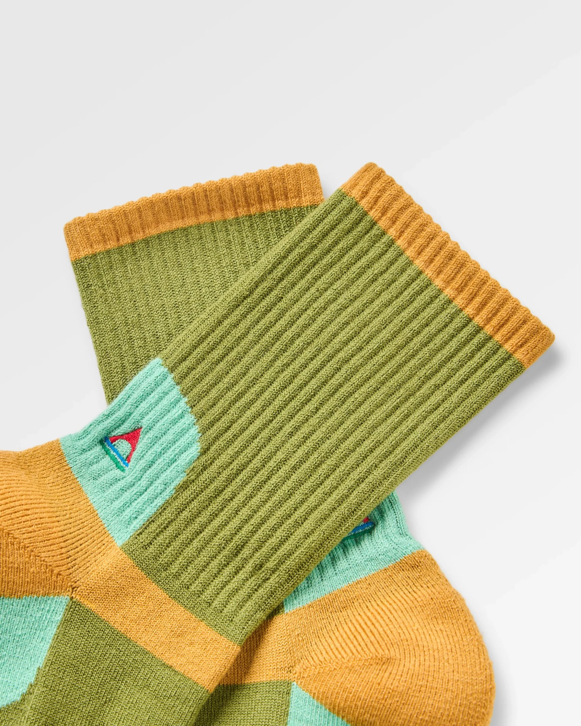 Yukon Merino Active Crew Sock - Tea Green - Image 4