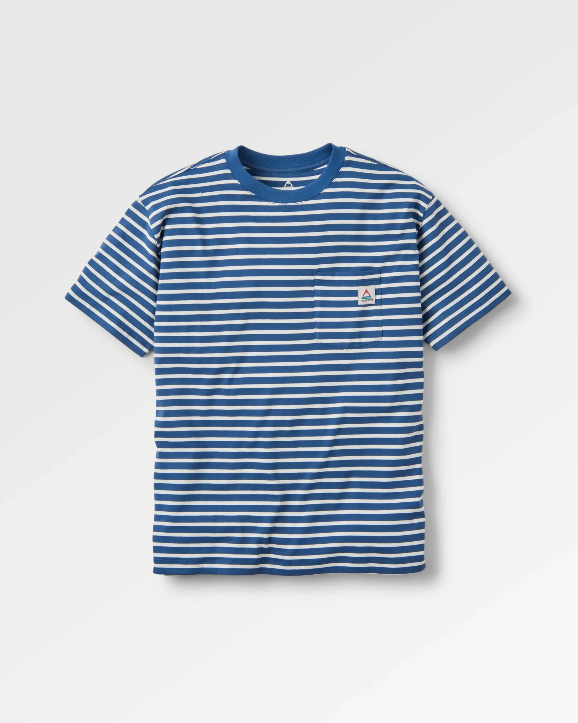 Zen Relaxed Fit T-Shirt - Dark Denim/ Birch Stripe