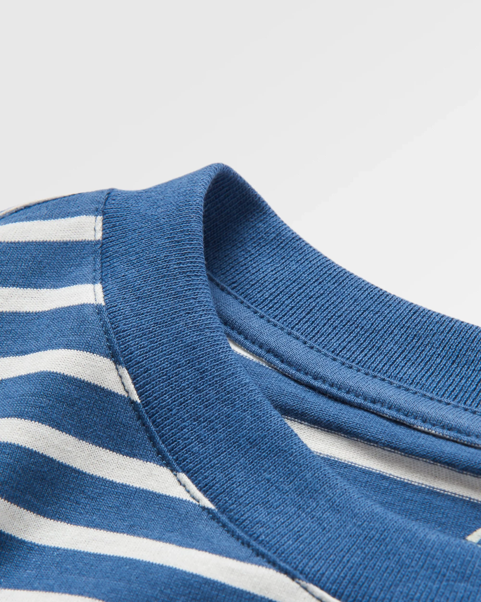 Zen Relaxed Fit T-Shirt - Dark Denim/ Birch Stripe - Image 3