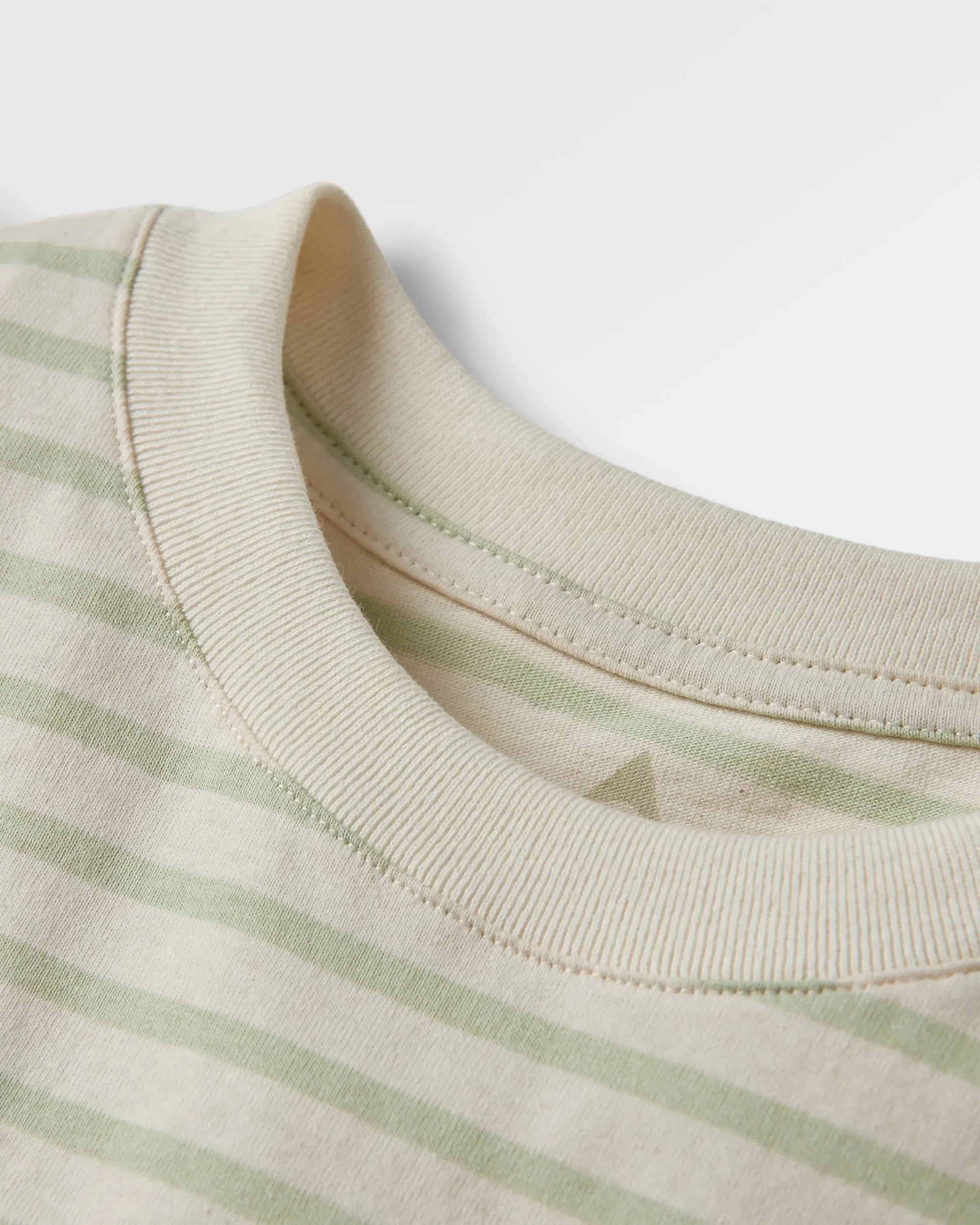 Zen Relaxed Fit T-Shirt - Apple Green Stripe - Image 8