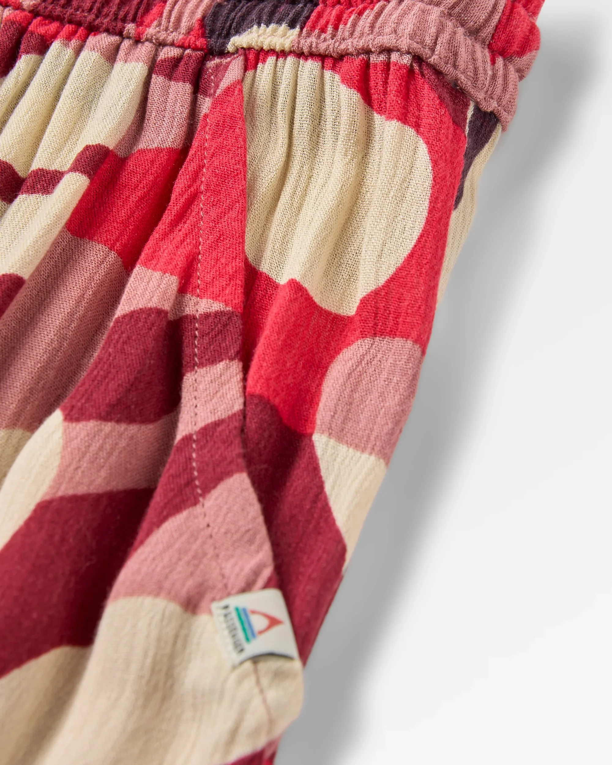 Zephyr Woven Maxi Skirt - Mountain Foliage Cranberry - Image 3